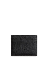VALENTINO GARAVANI Vlogo Signature Grainy Leather Card Holder Women