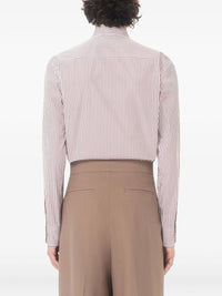 VALENTINO GARAVANI Valentino Garavani Men Valentino Cotton Poplin Striped Shirt With Vlogo Embroidery
