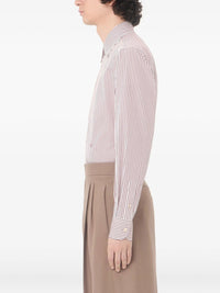 VALENTINO GARAVANI Valentino Garavani Men Valentino Cotton Poplin Striped Shirt With Vlogo Embroidery