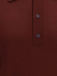 Valentino Garavani Men Valentino Wool Polo With Vlogo Embroidery