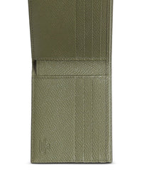 Valentino Garavani Men Vlogo Signature Grainy Calfskin Bi-Fold Wallet