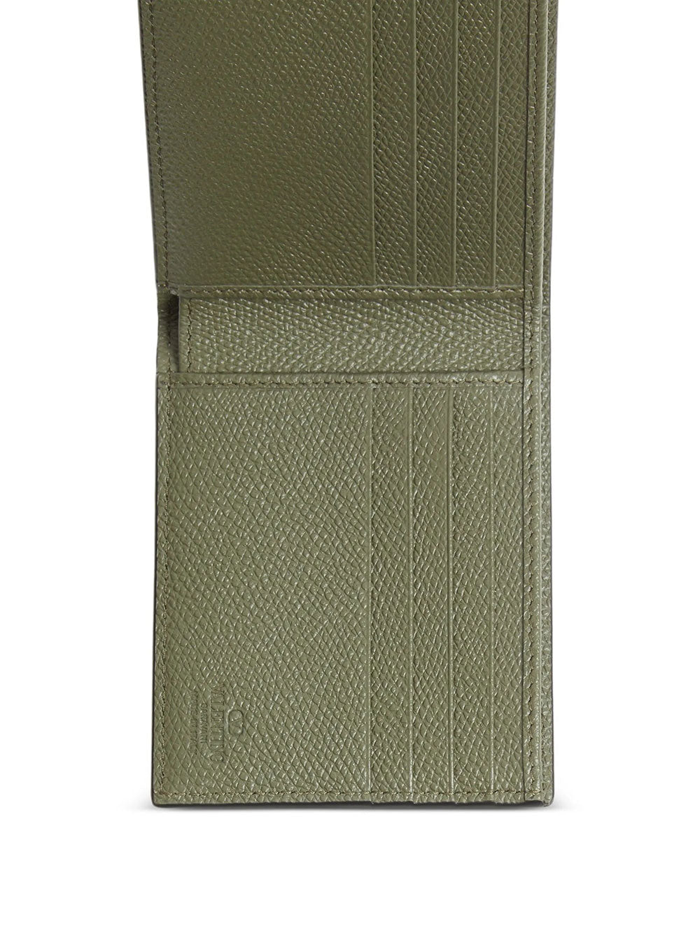 VALENTINO GARAVANI Vlogo Signature Grainy Calfskin Bi-Fold Wallet Women