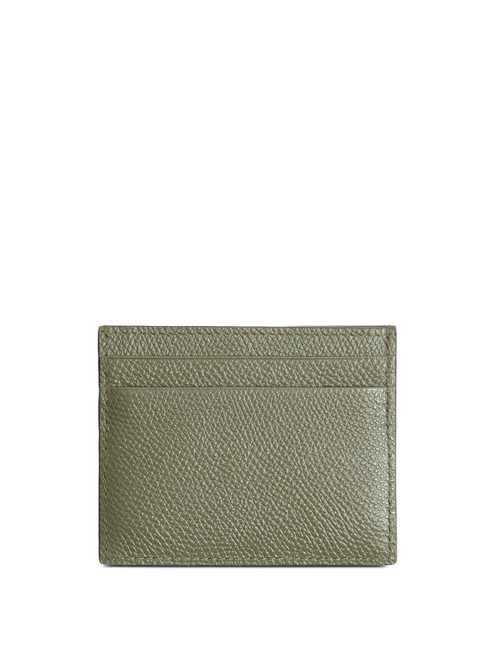 VALENTINO GARAVANI Vlogo Signature Garnet Calfskin Card Holder Women
