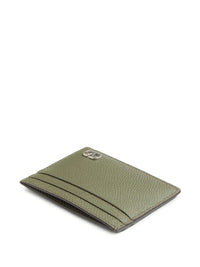 Valentino Garavani Men Vlogo Signature Garnet Calfskin Card Holder