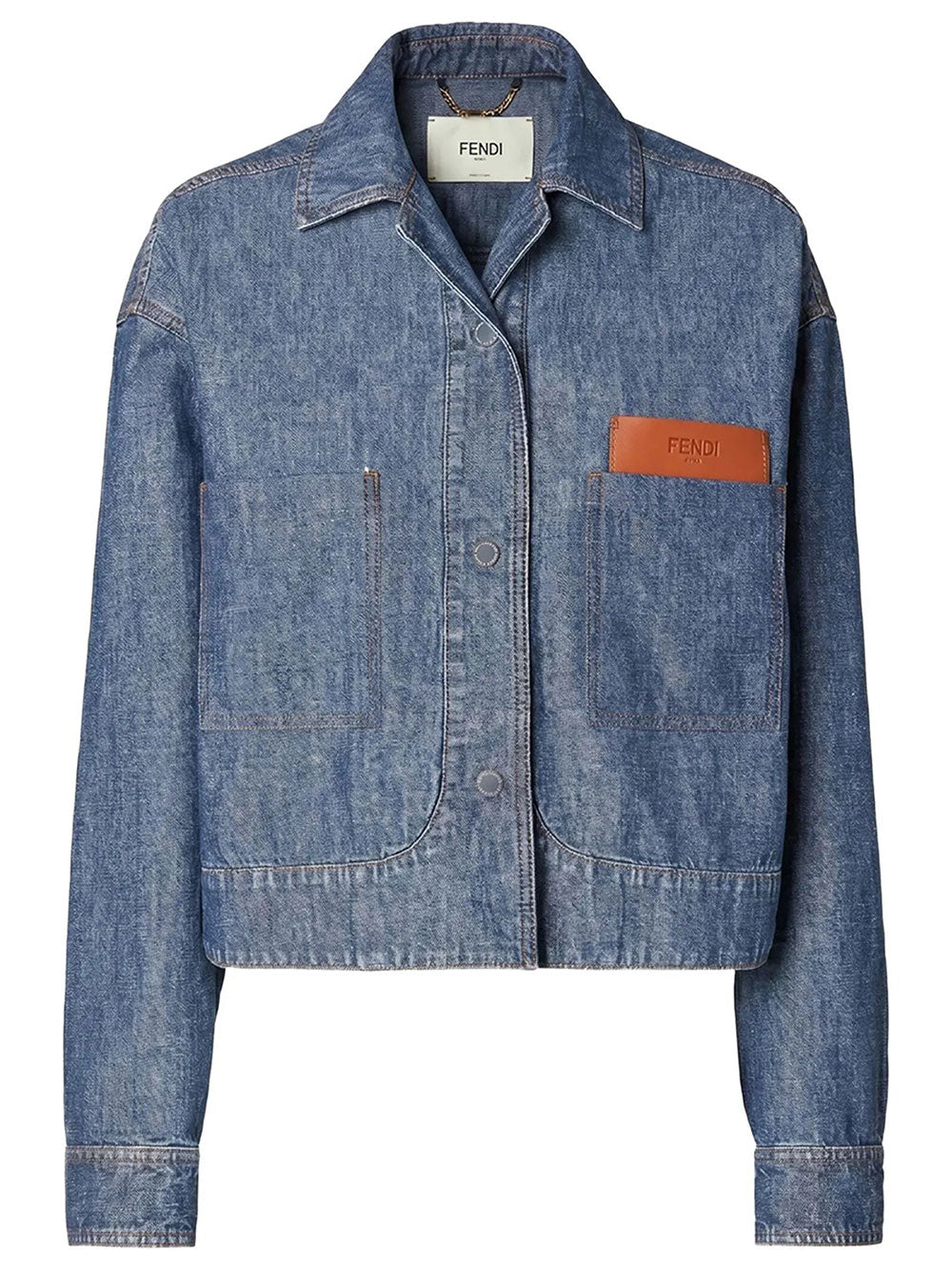 FENDI Chambray Short Jacket Women