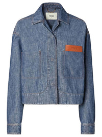 FENDI Chambray Short Jacket Women