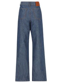 FENDI Fendi Women Ff Chambray Long Jeans