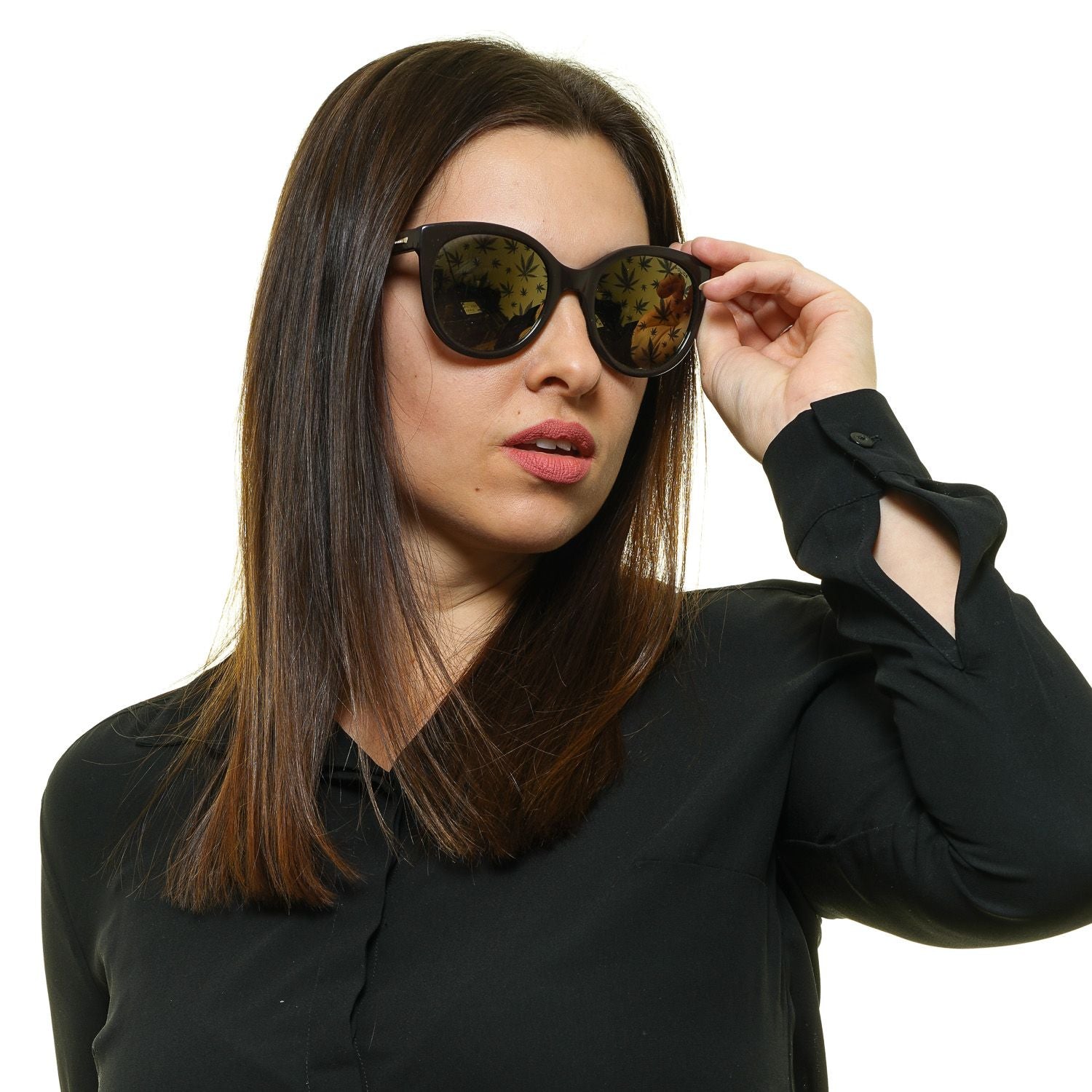 Police Brown Women Women's Sunglasses