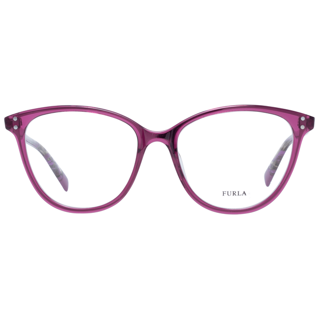 Furla Elegant Cat Eye Purple Eyeglasses for Women's Women