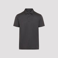 Giorgio Armani Silk And Cotton Polo Men