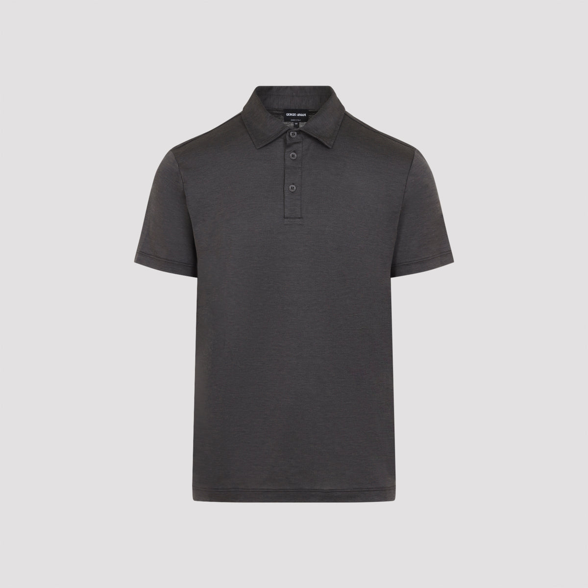 Giorgio Armani Silk And Cotton Polo Men