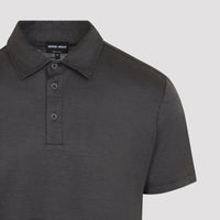 Giorgio Armani Silk And Cotton Polo Men