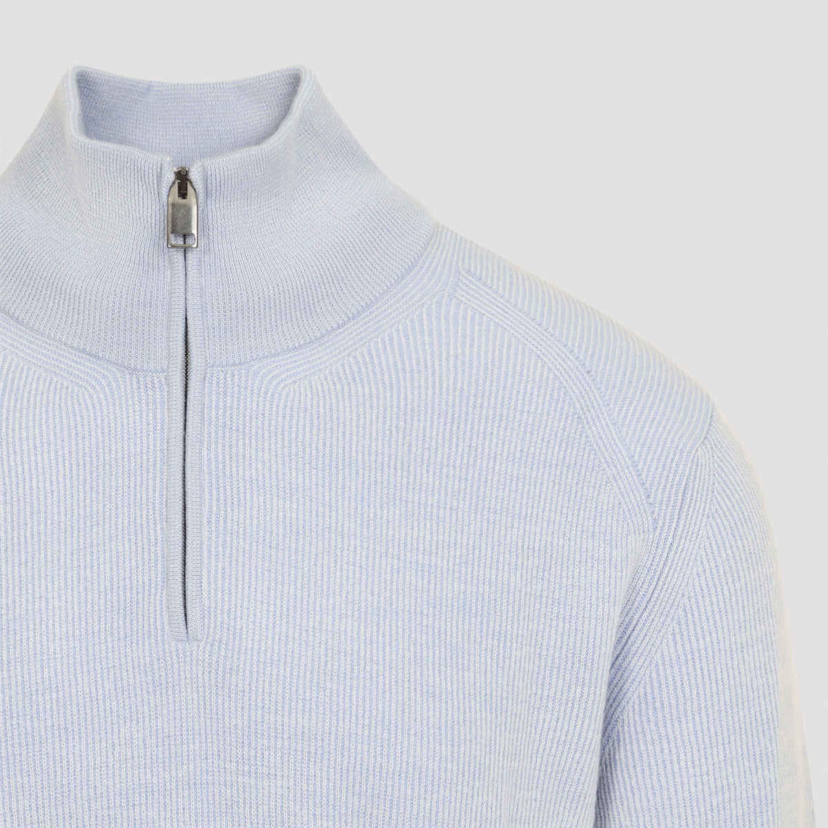 Brioni Half Zip Up Sweater Men