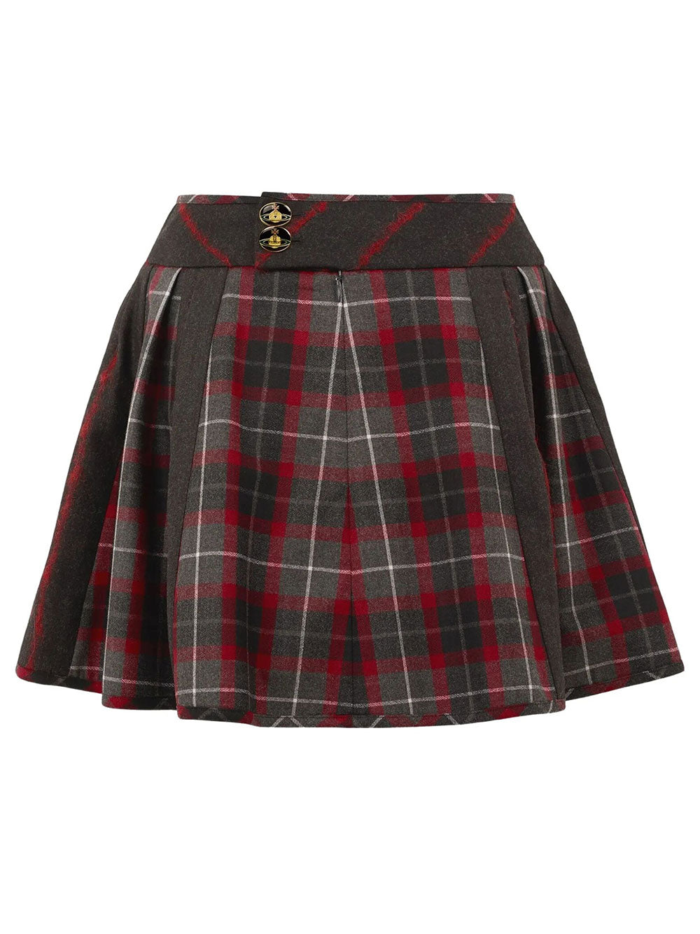 VIVIENNE WESTWOOD Gonna Mini Bell Motivo Tartan Nightwatch Women
