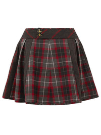 VIVIENNE WESTWOOD Gonna Mini Bell Motivo Tartan Nightwatch Women