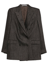 TAGLIATORE Tagliatore Women Blazer Jasmine Doppiopetto Motivo Spigato