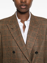 Tagliatore Women Blazer Jasmine Doppiopetto Motivo A Quadri