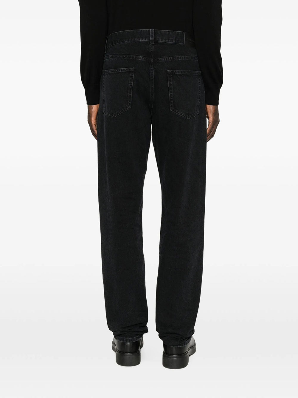 Saint Laurent Men Jeans Relaxed Fit Con Gamba Affusolata