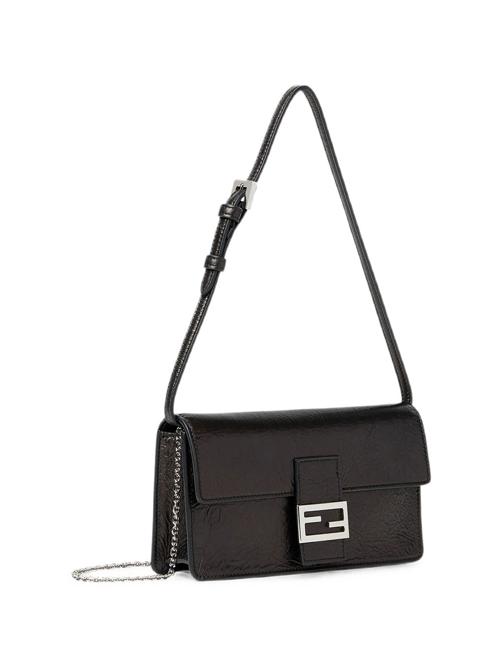 FENDI Fendi Women Wallet On Chain Tube In Pelle Crackled