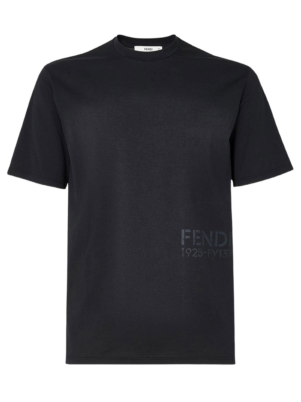 FENDI T-Shirt In Cotone Con Stampa Fendi Stencil Women