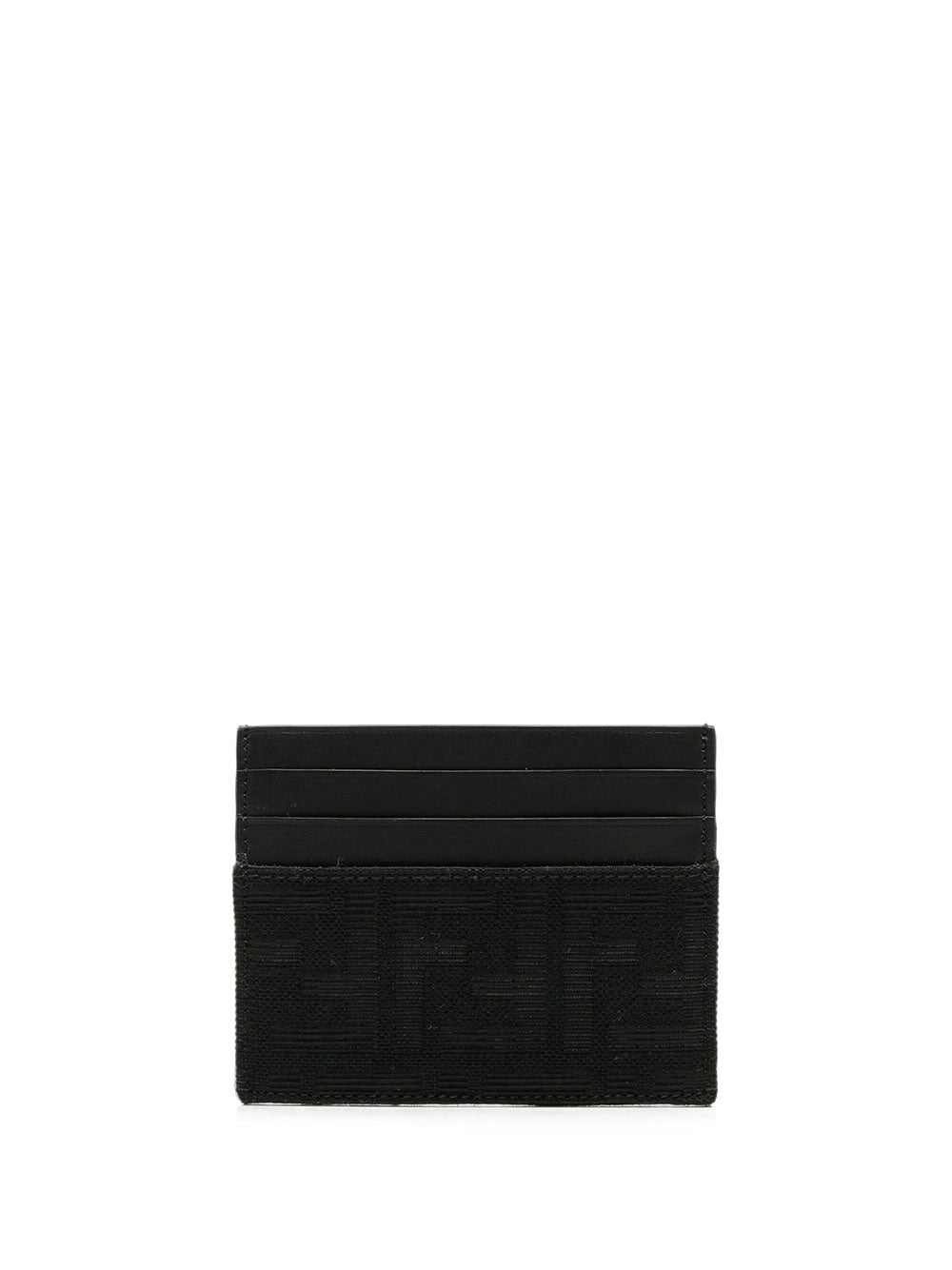 FENDI Portacarte Ff Jacquard Zucca E Pelle Women
