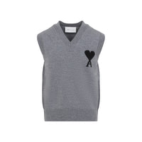 Ami Paris Adc Sleevless Sweater Men