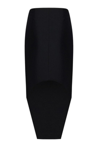 Givenchy Front Kick Skirt_Black