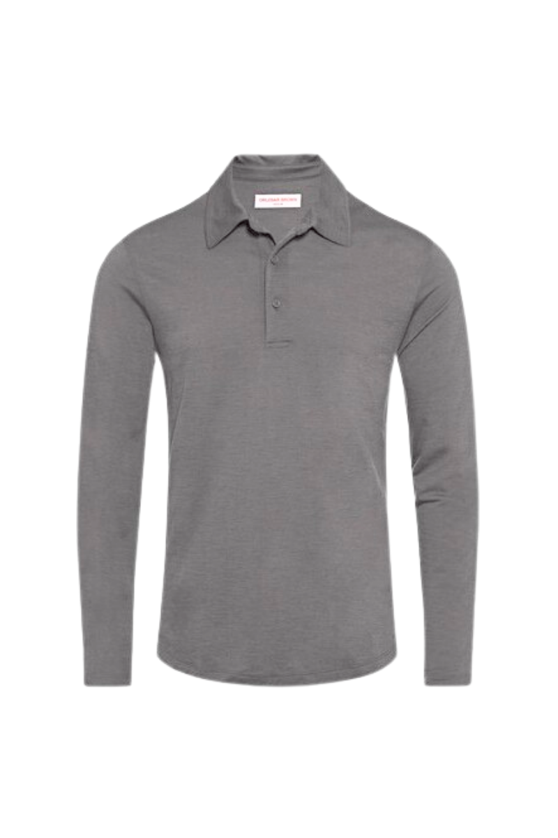 Orlebar Brown Orlebar Brown Sebastian Ls Cotton Silk-277997-Cinder