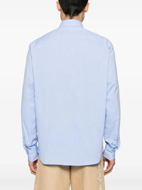 VALENTINO GARAVANI Valentino Garavani Men Cotton Oxford Shirt With Vlogo Embroidery