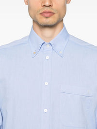 VALENTINO GARAVANI Valentino Garavani Men Cotton Oxford Shirt With Vlogo Embroidery