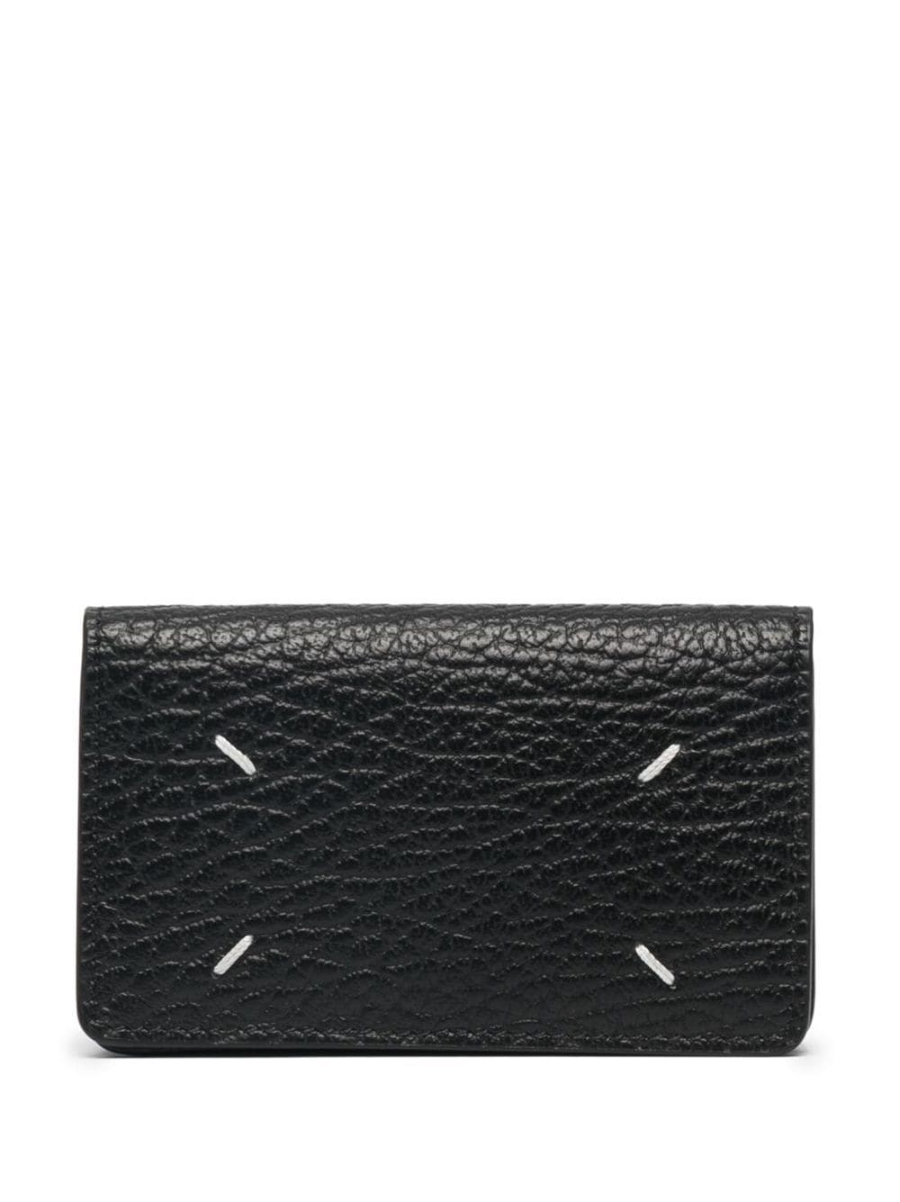 MAISON MARTIN MARGIELA Snap Button Closure Four Stitches Bifold Card Holder Women