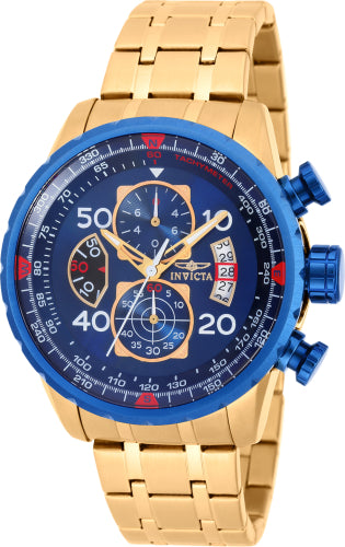 Invicta Men's Aviator Blue Dial Watch - 19173
