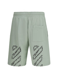 Off-White Men Type Machine Arrow Skate Sweat Shorts With Front Logo