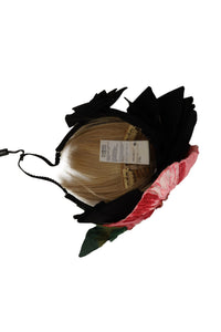 Dolce & Gabbana Dolce & Gabbana Black Silk White Hair Parrucchiera Diadem Women's Headband