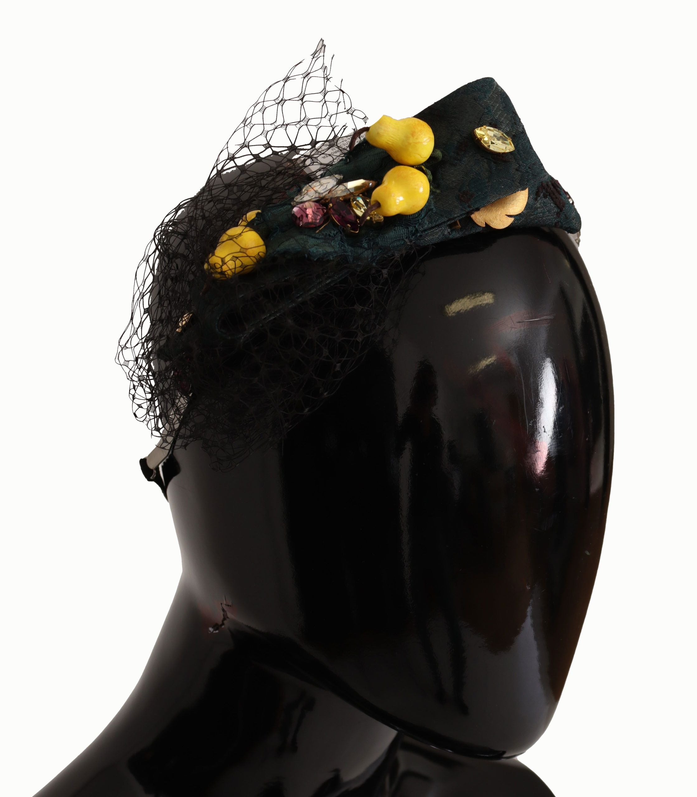 Dolce & Gabbana Dolce & Gabbana Purple Crystal Diadem Headband Lemons Sicily Women's Tiara