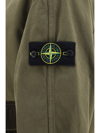 Stone Island Men Outwear Jacket With Pockets And Zipper Details
