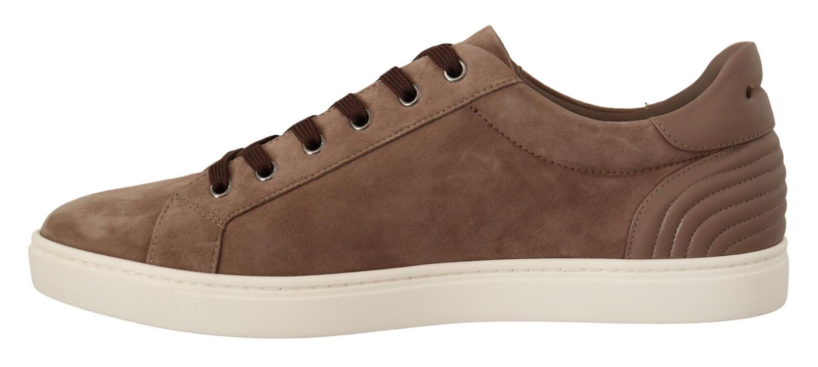 Dolce & Gabbana Elegant Brown Leather Sneakers for Men's Men