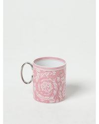 Versace Home Porcelain Mug Baroque Design Unisex Pink Tea & Coffee