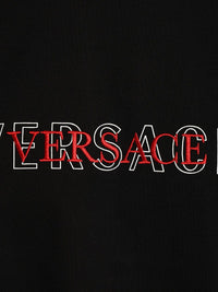 Versace Men T-Shirt With Embroidered Logo