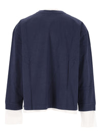 Acne Studios Men Layered Logo Sweatshirt