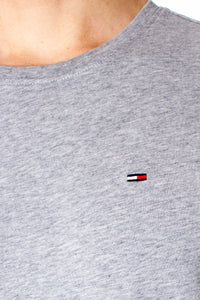 Tommy Hilfiger Mens Essential TShirt Grey Heather