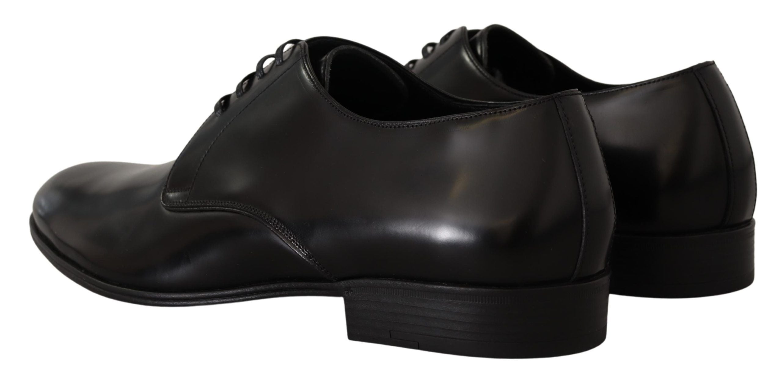 Dolce & Gabbana Dolce & Gabbana Black Leather Lace Up Formal Derby Men's Shoes