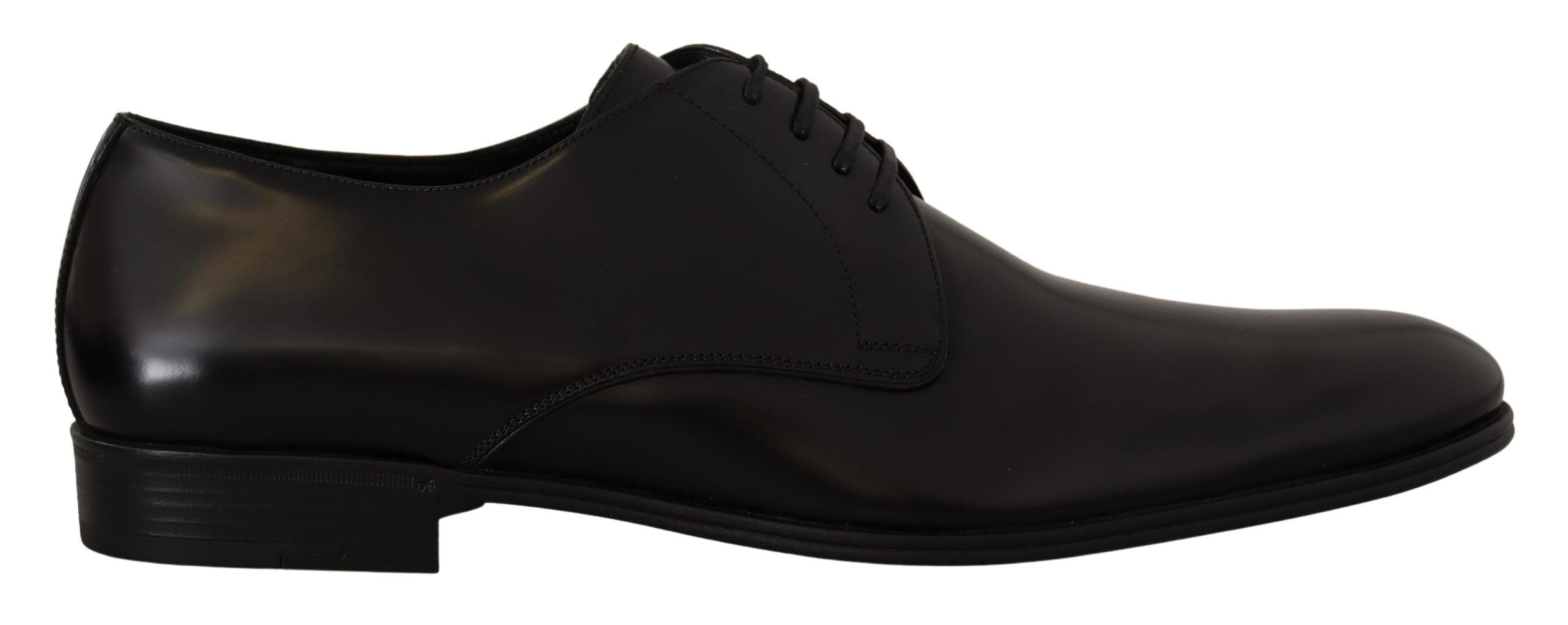 Dolce & Gabbana Dolce & Gabbana Black Leather Lace Up Formal Derby Men's Shoes