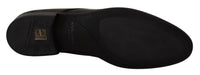 Dolce & Gabbana Dolce & Gabbana Black Leather Lace Up Formal Derby Men's Shoes