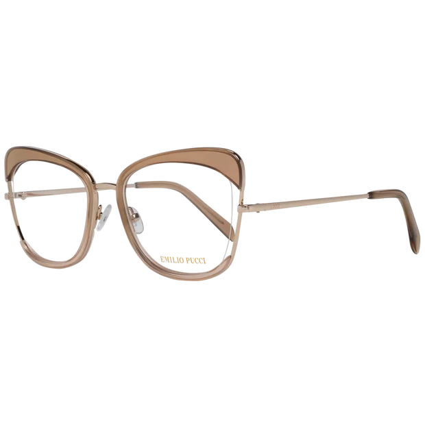 Brown Metal Cat Eye Glasses