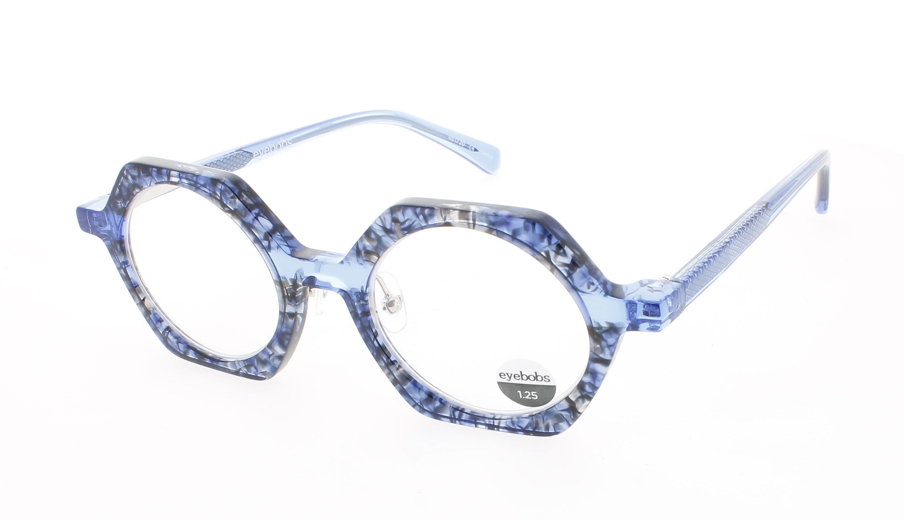 Eyebobs Eyebobs Optical Glasses BLUE PATTERN/BLUE CRYSTAL