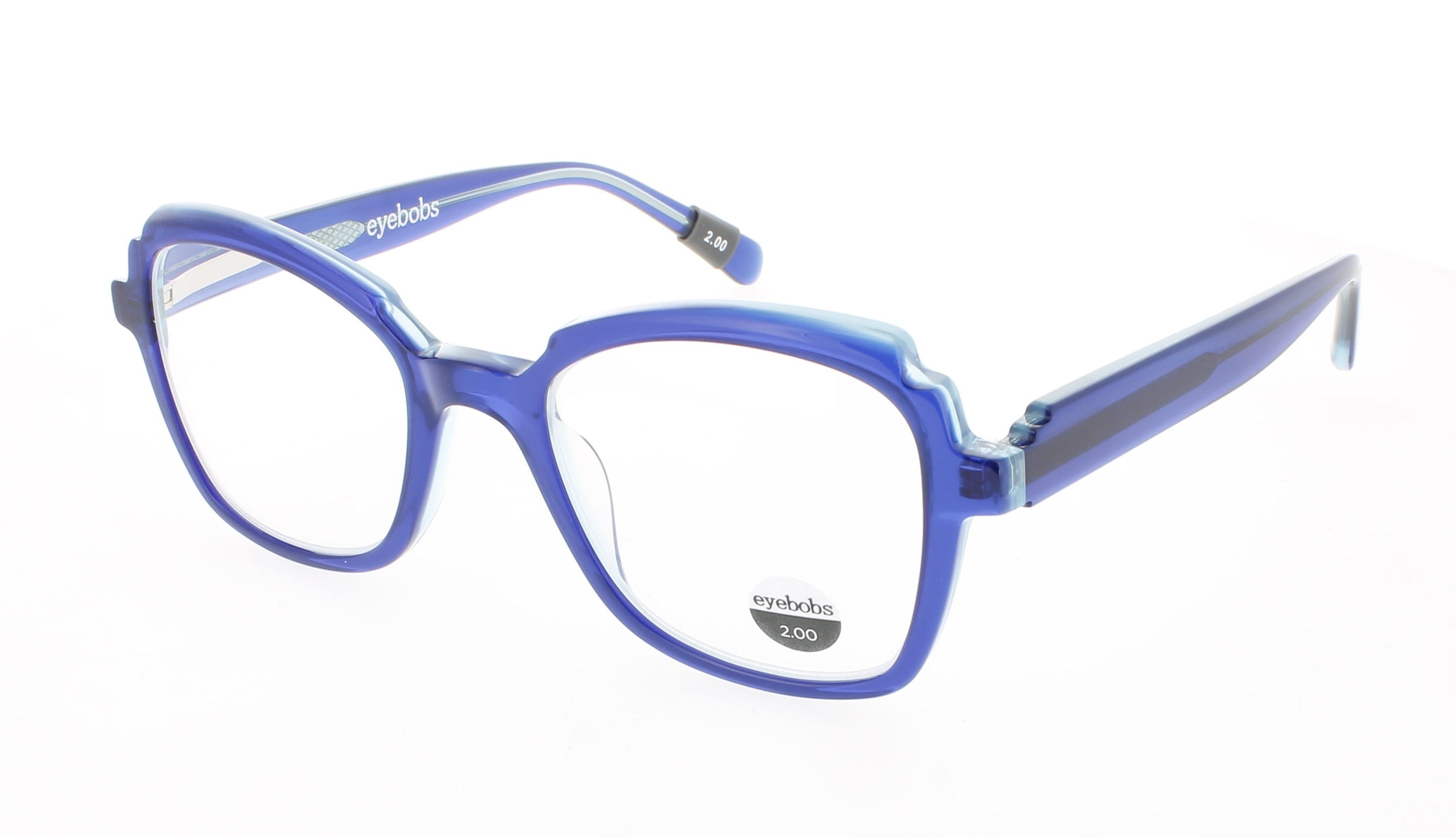 Eyebobs Eyebobs Optical Glasses TRIPLE-LAYERED CRYSTAL BLUE