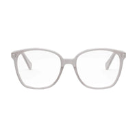 Celine Eyeglasses Geometric Full Rim, Transparent Grey Frame and Clear Demo Lens Lens CL50115I020