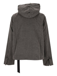 Rick Owens Drkshdw Rick Owens Drkshdw Men Gimp Hooded Jacket
