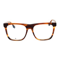 Victoria Beckham Victoria Beckham Eyeglasses Square Full Rim, Dark Havana Frame and Clear Demo Lenses Lens VB2679334